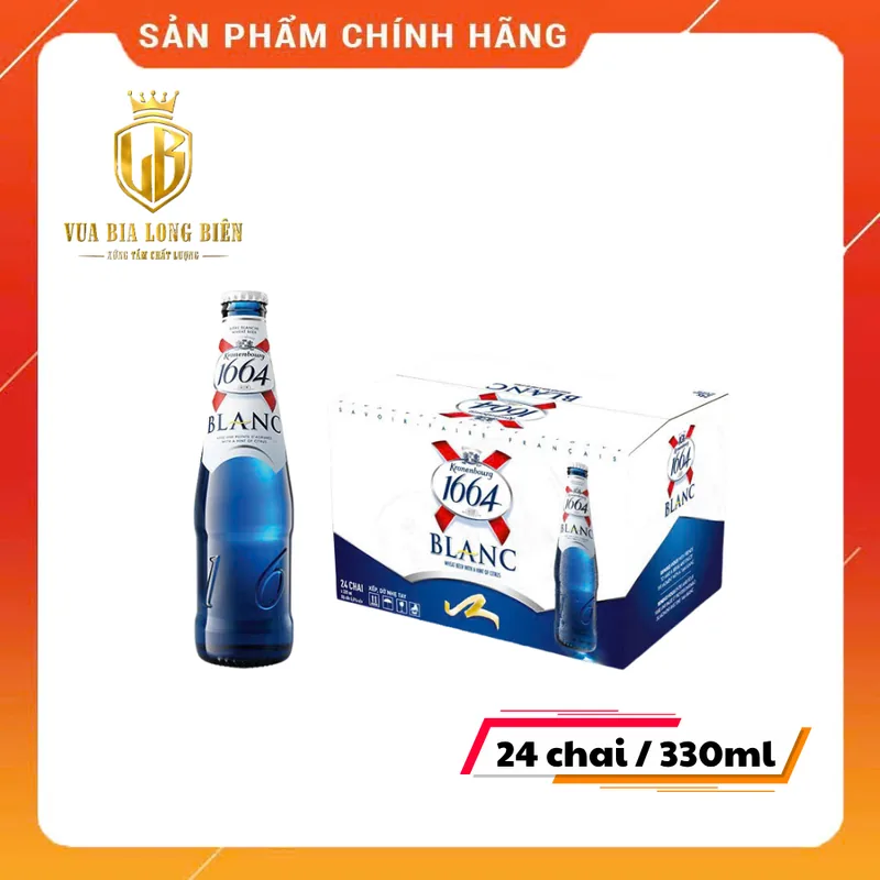 Bia Blanc 1664 chai