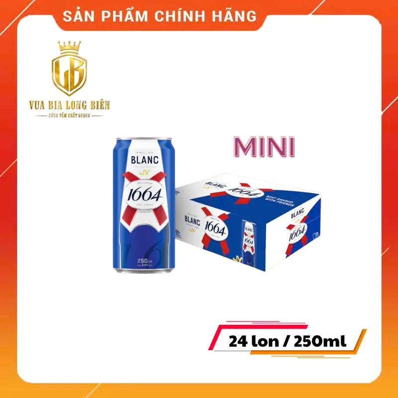 Bia Blanc 1664 lon 250ml