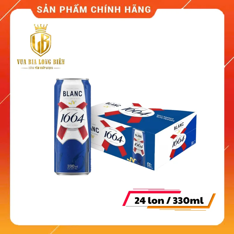 Bia Blanc 1664 lon 330ml