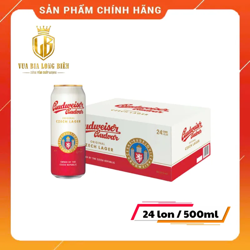 Budweiser Budvar 500ml (thùng 24)