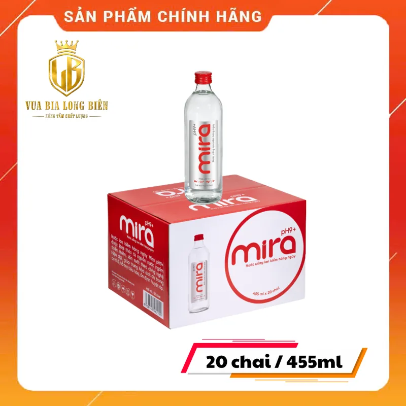 Mira chai thủy tinh